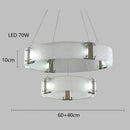 GobekUsa Gold LED Chandelier for Luxe Living Room Lighting