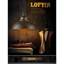 Retro Industrial Color Block Aluminum Pendant Light