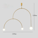 GobekUsa Black Gold Chandelier Pendant Nordic Modern Lamp