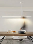 GobekUsa Black LED Chandelier: Modern Dimmable Pendant Lights for Dining Room & Kitchen.