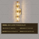GobekUsa Crystal Wall Lamp: Elegant Living Room TV Background Bedroom Bedside Light