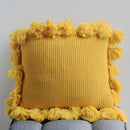 GobekUsa Knit Cushion Cover 45*45cm Soft Solid Pillow Case for Sofa Bed Nursery