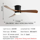 GobekUsa 46In LED Ceiling Fan Light with Control for Household Bedrooms