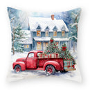 GobekUsa Cartoon Animal Christmas Pillowcase: Decorative Sofa Cushion Cover for Living Room