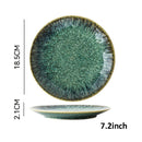 GobekUsa Ceramic Dinnerware Set - Japanese-Inspired Kiln Change Plates and Bowl