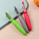 GobekUsa 3-in-1 Stainless Steel Vegetable Peeler Zester with Plastic Handle