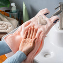 GobekUsa Cute Cartoon Hand Towel - Soft, Absorbent Cleaning Cloth for Kitchen and Bathroom