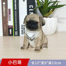 GobekUsa Dog Sculpture for Home Decor - Lifelike Resin Pup Figurine Craft
