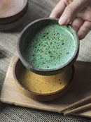 GobekUsa Ceramic Sauce Dishes Set - Round Seasoning & Snack Plates