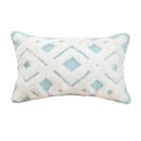 GobekUsa Geometric Waves Tufted Pillow Covers with Embroidered Tassels
