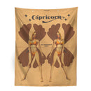 GobekUsa Constellation Tarot Tapestry: Retro Modern Woman Wall Hanging & Room Decor