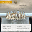 GobekUsa Crystal LED Chandelier for High-end Living Spaces