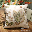 GobekUsa Butterfly & Dragonfly Sofa Cushion Cover, European Embroidered Design
