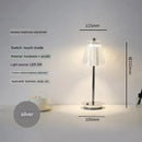 GobekUsa Diamond Touch Desk Lamp, Modern Metal, Bedside Atmosphere, Creative & Romantic