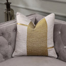 GobekUsa Frosted Gold Satin Lumbar Pillow Covers - Luxe Sofa Cushion Cases