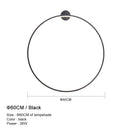 GobekUsa LED Wall Lights for Modern Circle Decor in Bedroom, Living Room, Restaurant