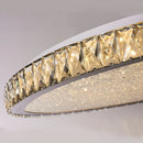 GobekUsa Crystal LED Ceiling Lamp: Luxury Golden Glossy Lighting Fixture for Living Room