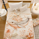 GobekUsa Cartoon Printed Cotton Blanket: Soft, Cozy Sofa Cover for Home & Office Napping