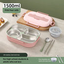 GobekUsa Insulated Bento Lunch Box Set with Cutlery, Portable Food Storage
