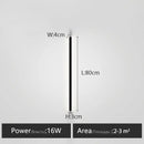 GobekUsa Bedroom Wall Lamp: Nordic Strip Light, Minimalist Design, Black Background, Decorative Luminaires