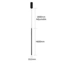 GobekUsa Black Slim 50cm 60cm LED Pendant Lamp for Restaurant Bar, Nordic Minimalist Style