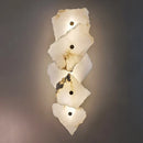 GobekUsa Brass Marble Wall Lamp: Luxury Sconce for Bedroom Living Dining Room Decor