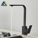 GobekUsa Brushed Nickel Kitchen Faucet | 360 Rotate Hot Cold Mixer Tap | Single Lever