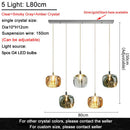 GobekUsa Crystal LED Ceiling Chandelier for Living Room, Bedroom, Dining, and Kitchen