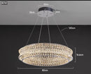 GobekUsa K9 Crystal Luxury Chandelier for Restaurant Bar Hotel LED Lamps
