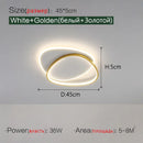 GobekUsa LED Ceiling Lamp for Bedroom, Modern & Romantic Nordic Design for Master Bedroom & Study Room.