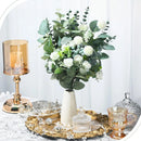 GobekUsa 30pcs Artificial Flower Plants Green Stem Combo for DIY Bouquet & Event Decor