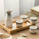 GobekUsa Ceramic Wine Sake Set with Heater and Dispenser