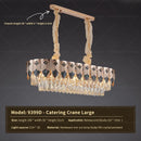 GobekUsa Crystal Chandelier: Modern Luxury for Living Room, Bedroom, Dining Room