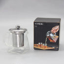 GobekUsa Glass Teapot with Stainless Steel Infuser