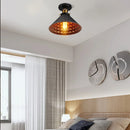 GobekUsa Industrial Flush Mount Light for Home Decor in Bedroom, Kitchen, Living Room