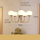 GobekUsa Cream Pink Bedroom Pendant Light for Cozy Living Spaces