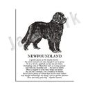 GobekUsa Dog Breed Poetry Poster Collection: Vizsla, Pomeranian, Manchester Terrier, and More