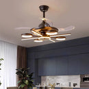 GobekUsa Kids Bedroom LED Ceiling Fan with Bladeless Design and Remote Control