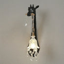 GobekUsa Giraffe Resin Wall Lamp Sconce Light for Bedside & Living Room Decor