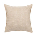 GobekUsa Linen Embroidery Leaves Cushion Cover 45x45cm Beige Green Aesthetic Throw Pillow
