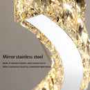 GobekUsa Crystal Chandelier: Modern Luxury Living Room Lamps for Bedroom and Dining Room