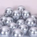 GobekUsa 12-Inch Metal Latex Confetti Balloon Set for Wedding, Birthday, Party Decorations