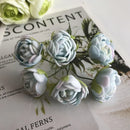 GobekUsa Blue Flower Stamen Berries Bundle for DIY Wedding Cake Decor