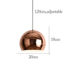 GobekUsa Rose Gold Pendant Lights Metal Hanging Fixtures for Dining Room Island Bar Decor