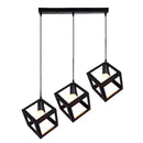 GobekUsa Elegant Square Chandelier by Artful Design - Stylish Ceiling Light for Kitchen & Bedroom