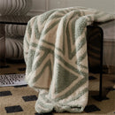 GobekUsa Knitted Jacquard Blanket 130x180cm Multi-functional Throw