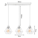 GobekUsa Iron Frame Pendant Chandelier for Modern Indoor Lighting