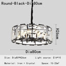 GobekUsa Crystal Pendant Chandelier - Ideal for Living Room, Bedroom, Kitchen, or Wine Shop.