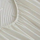 GobekUsa Love Pattern Cotton Fitted Sheet Single - Anti-Slip, Dustproof & Luxury