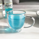 GobekUsa Double Wall Glasses Set - Tumbler Cup Holder Whiskey Wine Vodka Beer Champagne Milk Tea Mug